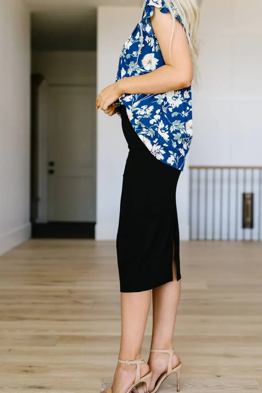 Doublju - Sleek And Simple Pencil Skirt - Rack Hunt