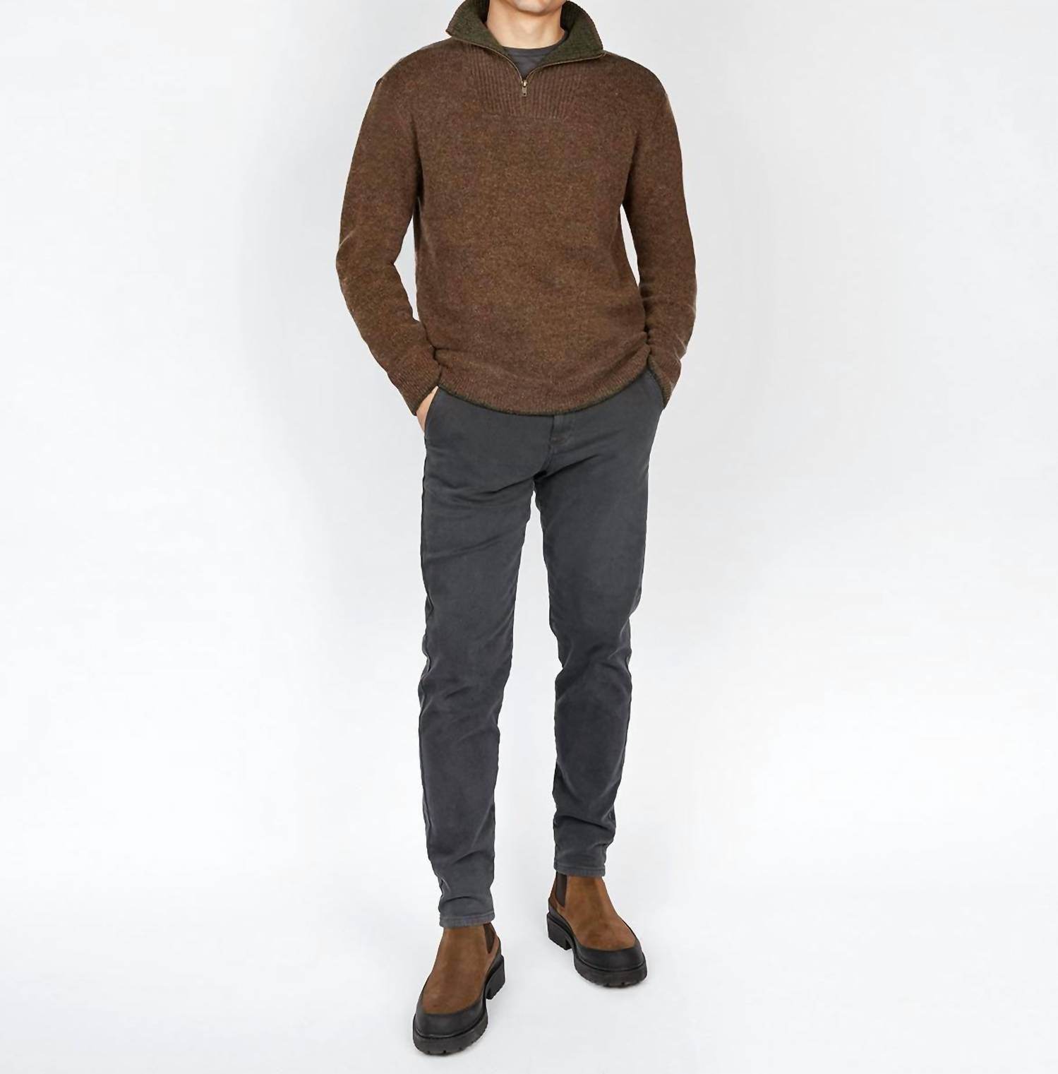 IrelandsEye - Men's 1/4 Zip Pullover Sweater - Rack Hunt -