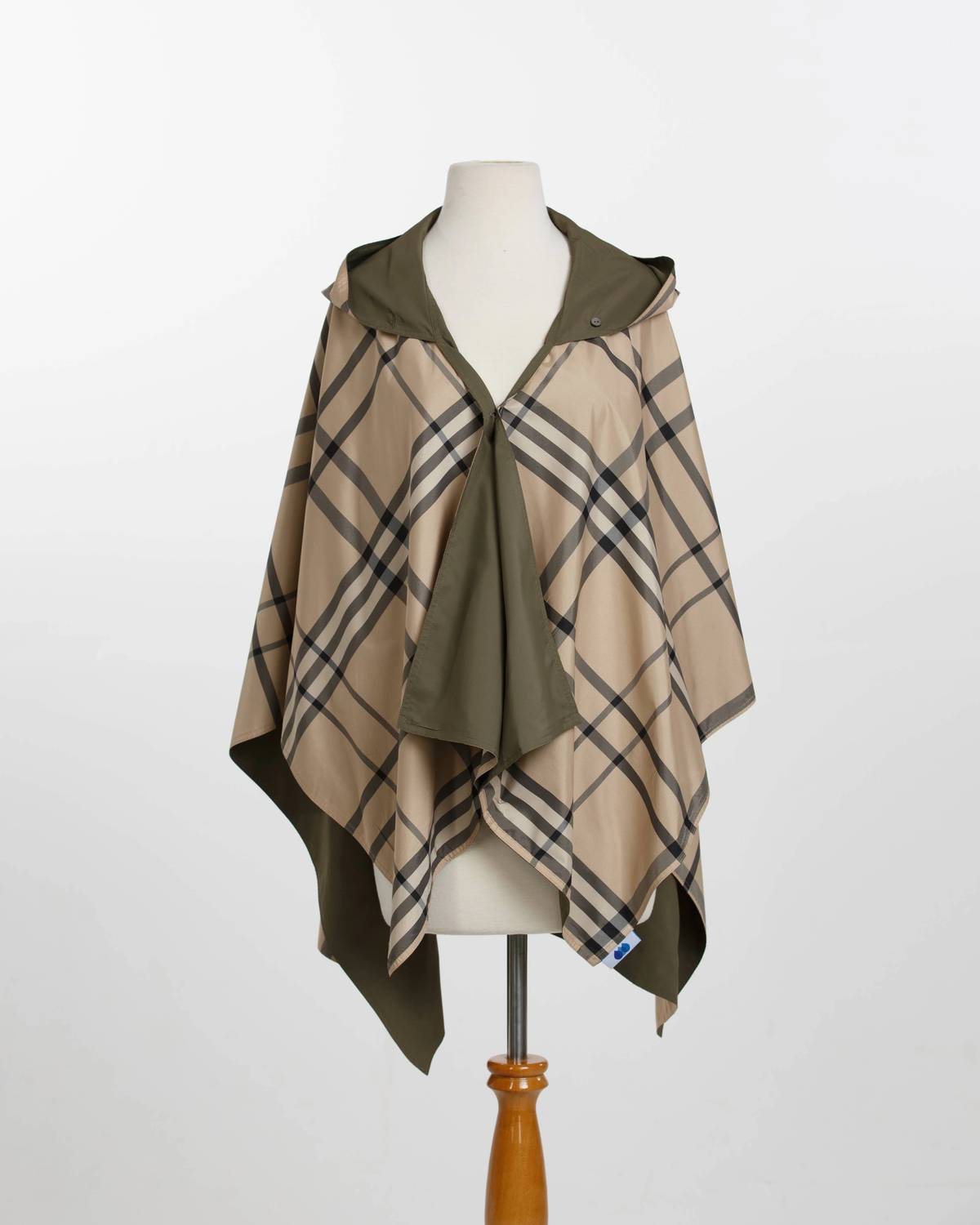 Plaid Rain Poncho