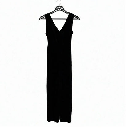 Cupshe - Velvet Cocktail Party Wide Leg Jumpsuit - Rack Hunt