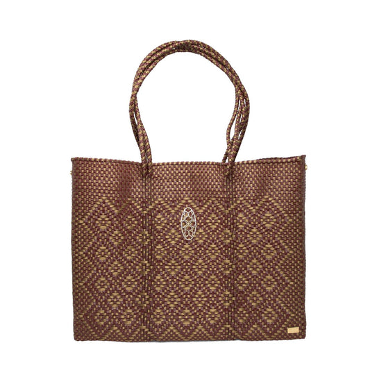 Women's Travel Handmade Aztec Tote Bag With Clutch