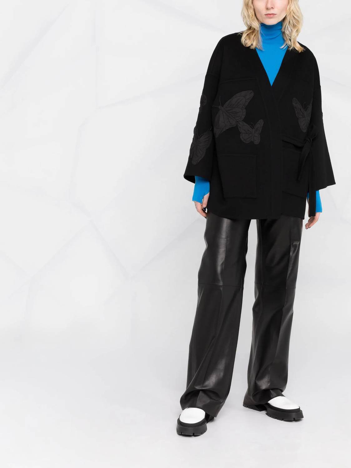 Valentino - Embroidered Butterfly Wrap Jacket - Rack Hunt