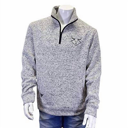 Cowboy Hardware - Men's Barbed Diamond Skull Speckle Fleece Cadet - Rack Hunt -