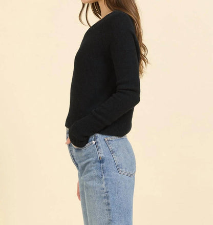 Blakely Cashmere V Neck Tee