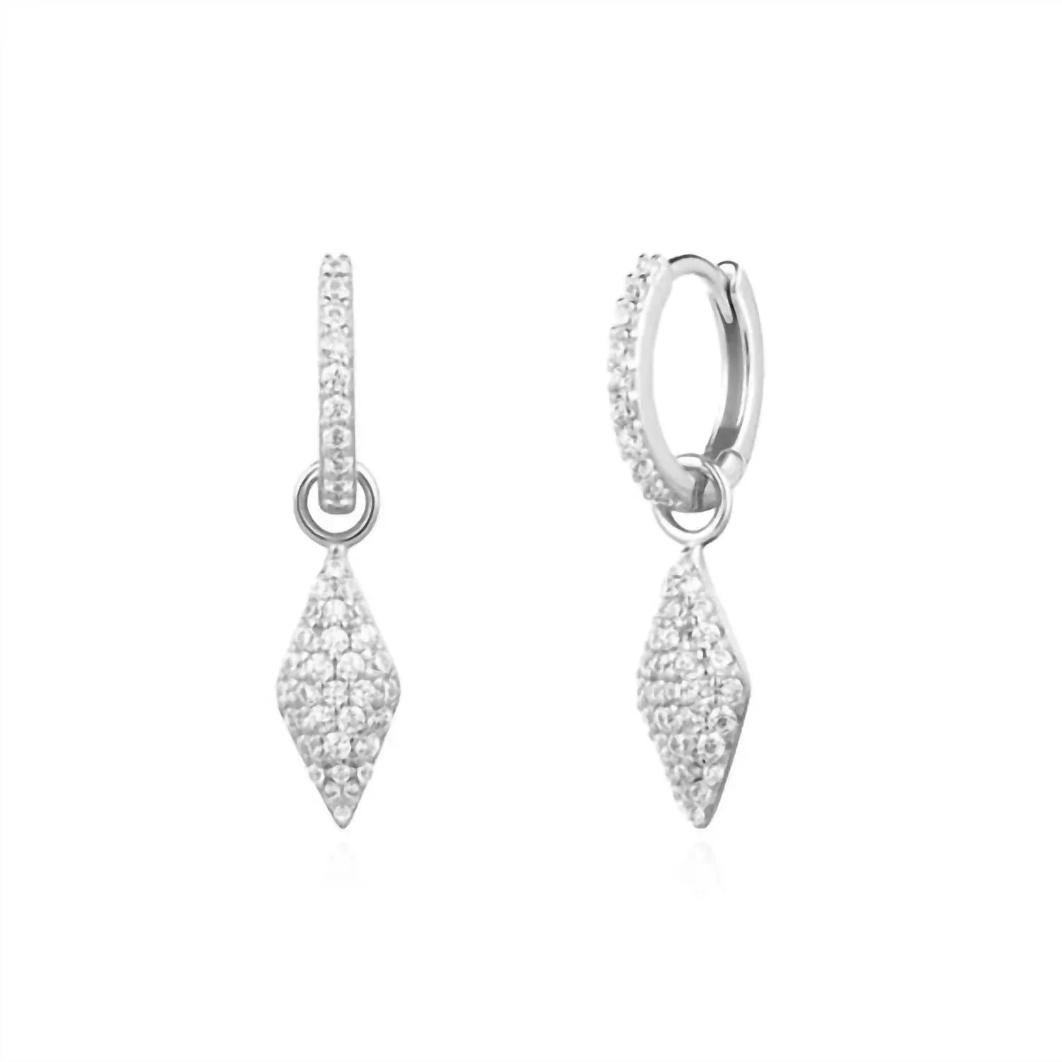 Ania Haie - Women's Pavé Sparkle Huggies - Rack Hunt