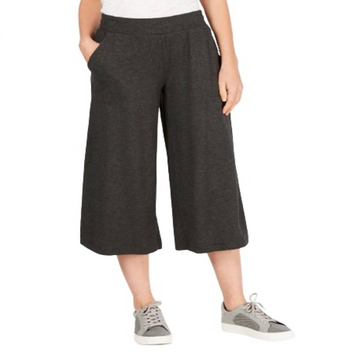 Activewear Wide Leg Cropped Pants