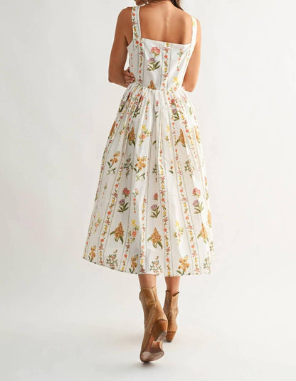 Jess Floral Midi Dress
