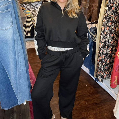 Two Piece Sweter And Pants Set