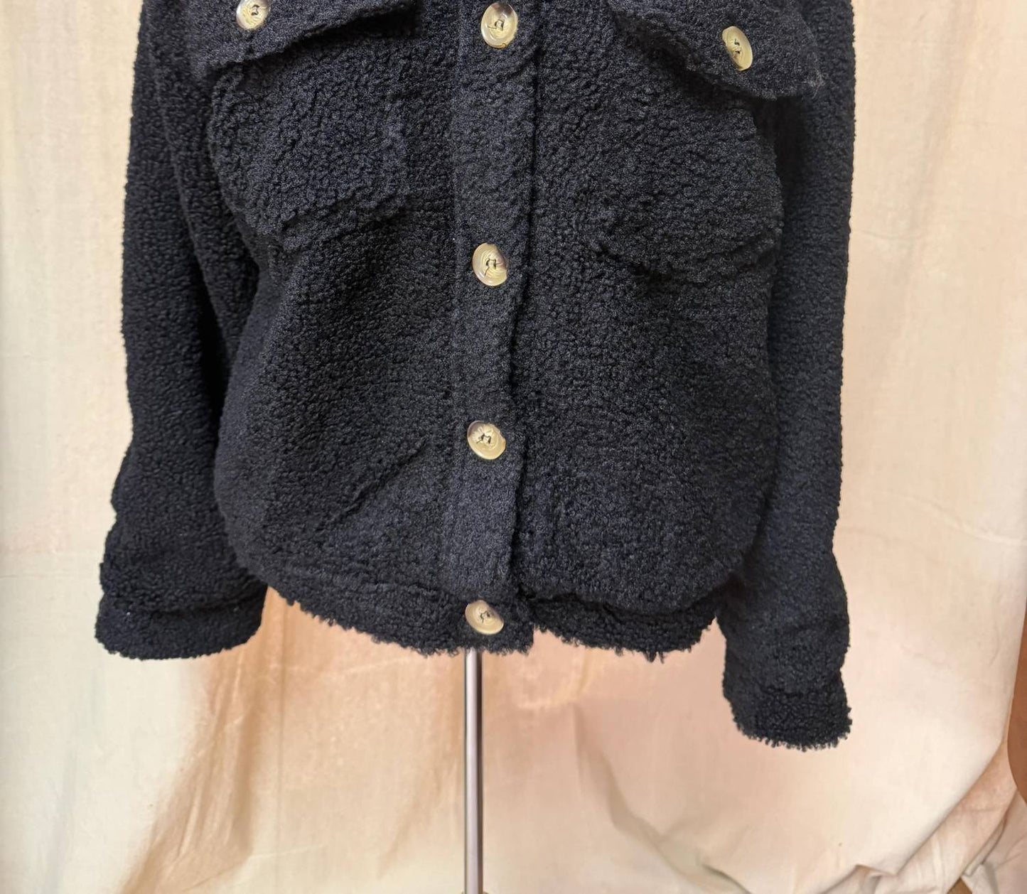 Women's Sherpa Button Front Jacket