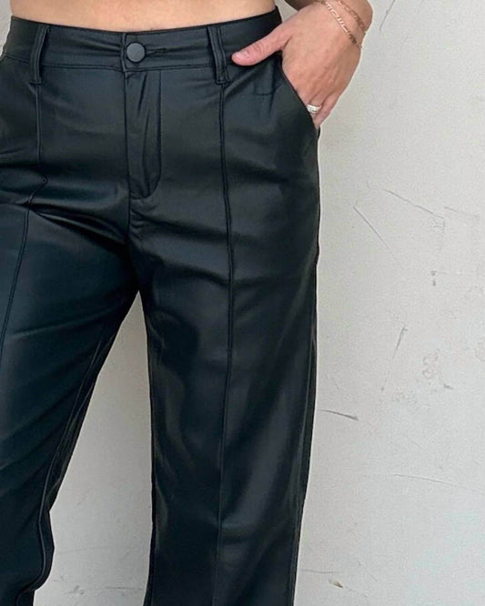 Oraije Paris - Faux Leather Pant - Rack Hunt -
