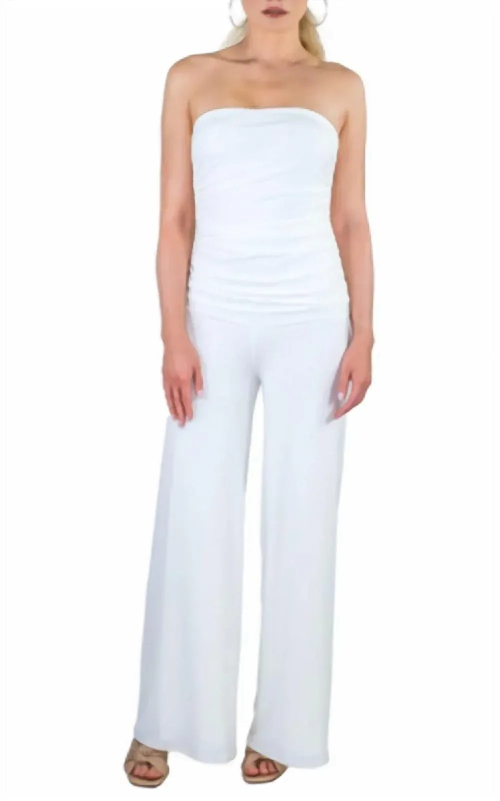 eva varro - Strapless Tux Jumpsuit - Rack Hunt