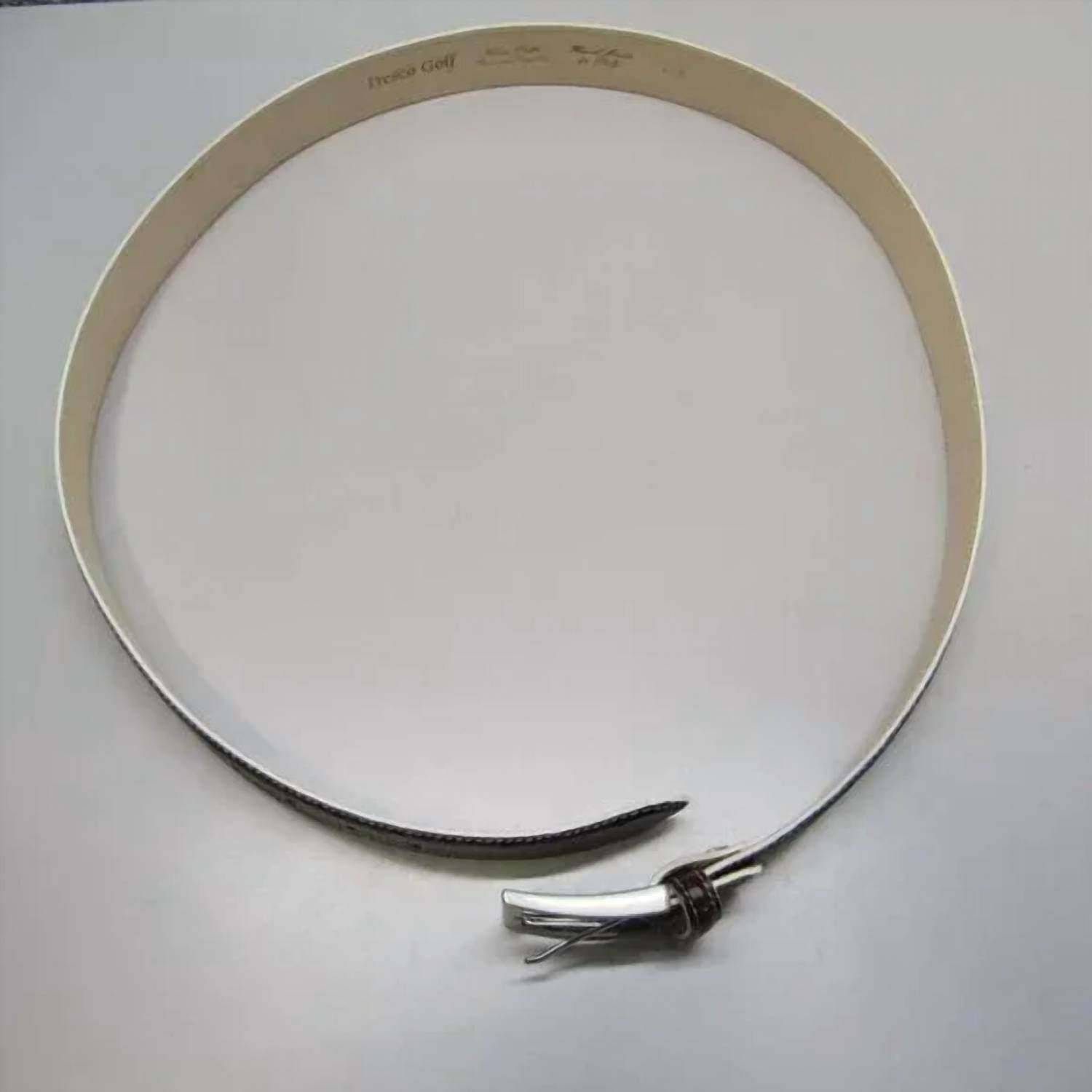 Fresco Golf - Men's Leather Alligator Embossed Belt - Rack Hunt -