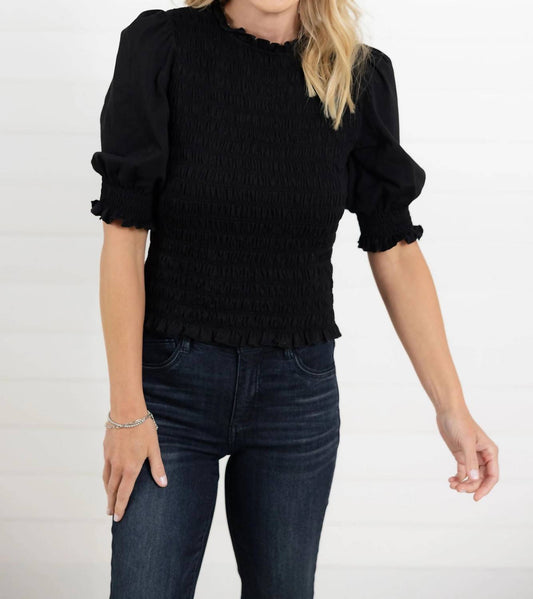 Mac And Me Smocked Top