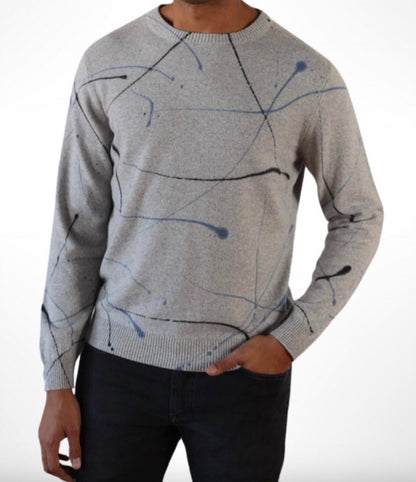 Splatter Crewneck Sweater