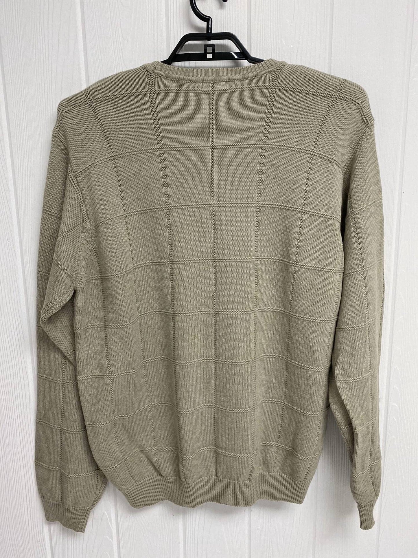 Men's Fall Classic Windowpane Crewneck Sweater