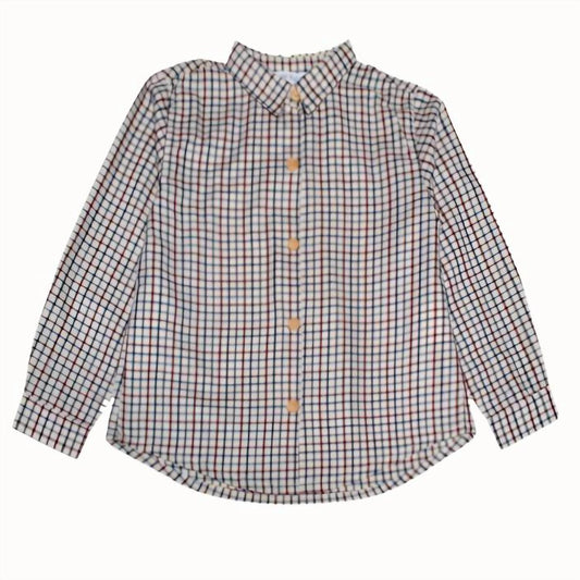 Marie Puce - Boy's Gingham Shirt - Rack Hunt -