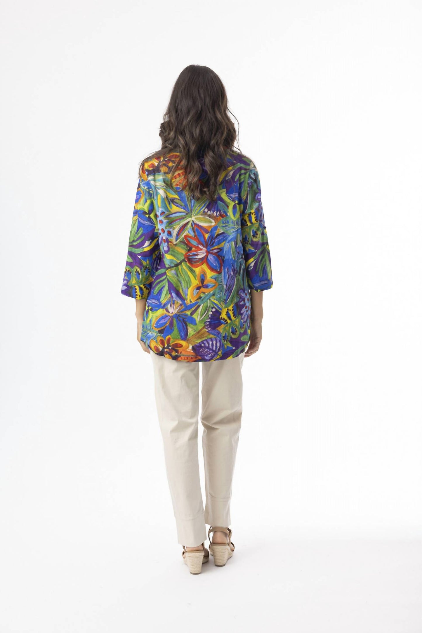 Zapallar Pleated Long Sleeve Top