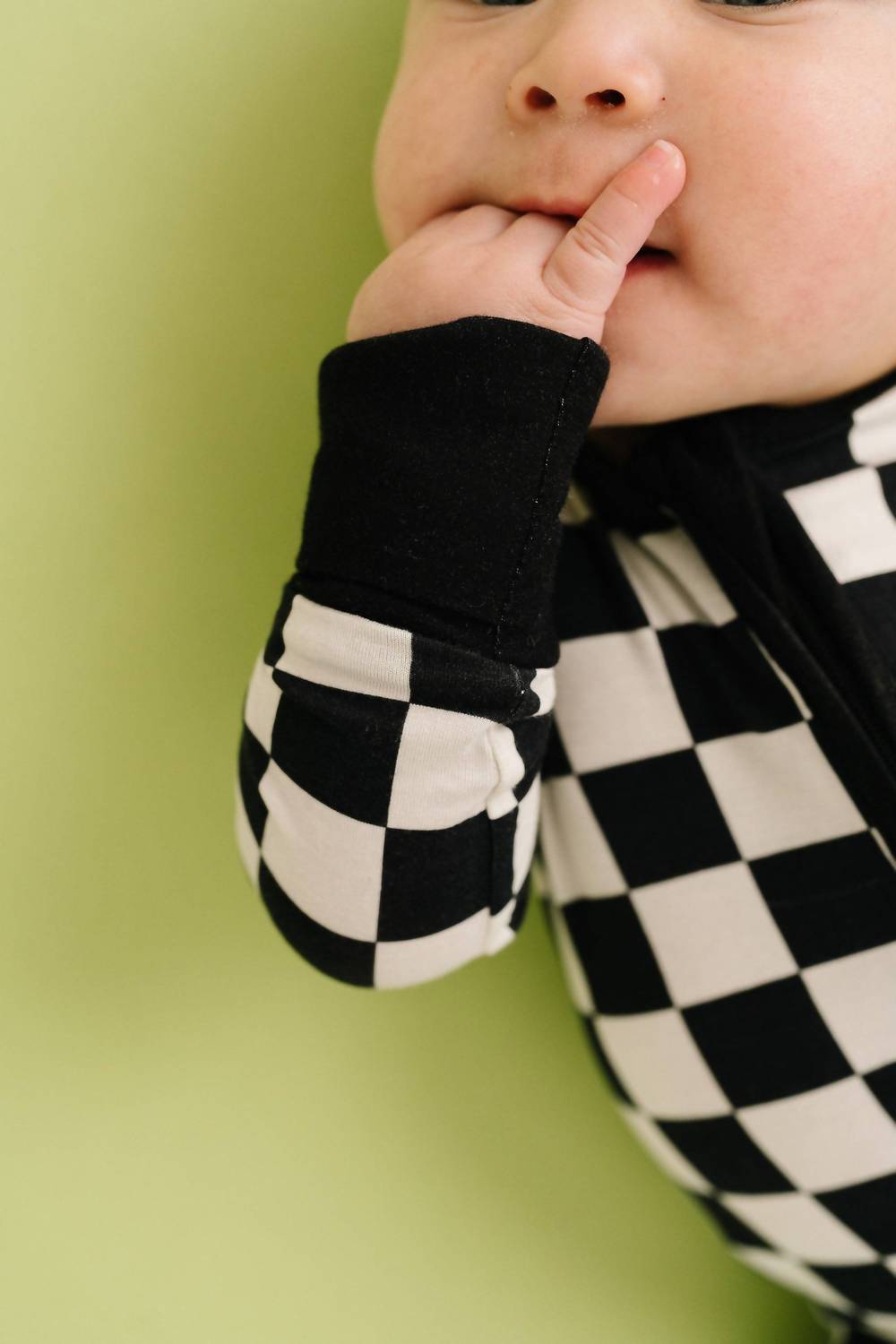 Kid's Checkered Bamboo Sleeper