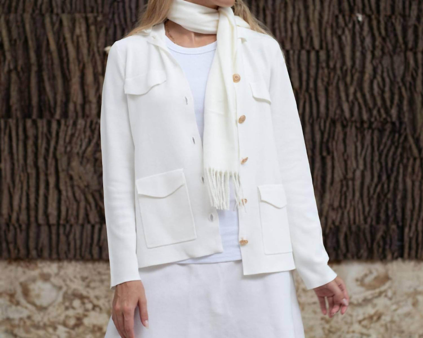 Esteem Couture - Aaliyah Detachable Hoodie Jacket - Rack Hunt -