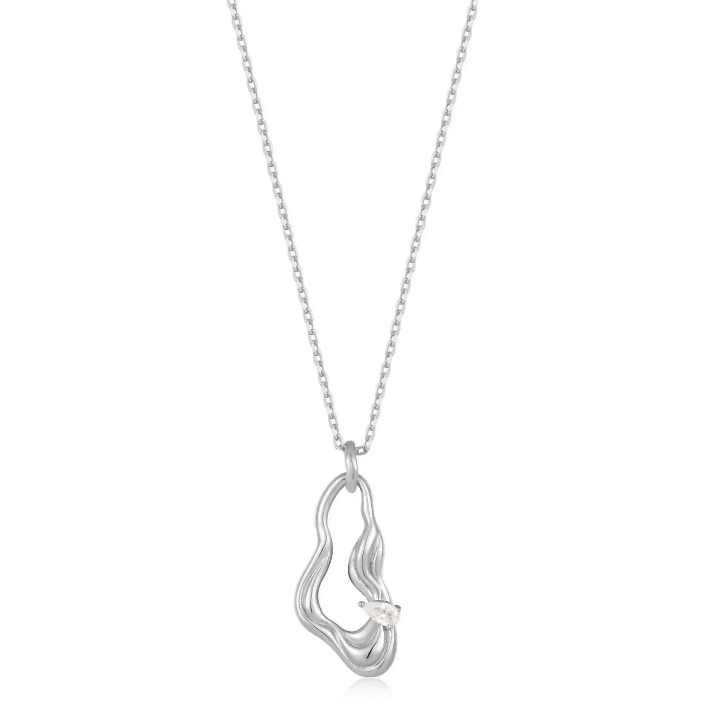 Ania Haie - Women's Twisted Wave Drop Pendant Necklaces - Rack Hunt