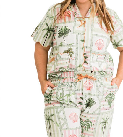 Henley Pajama Pant Set