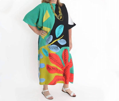 Bali Forest Kaftan Dress