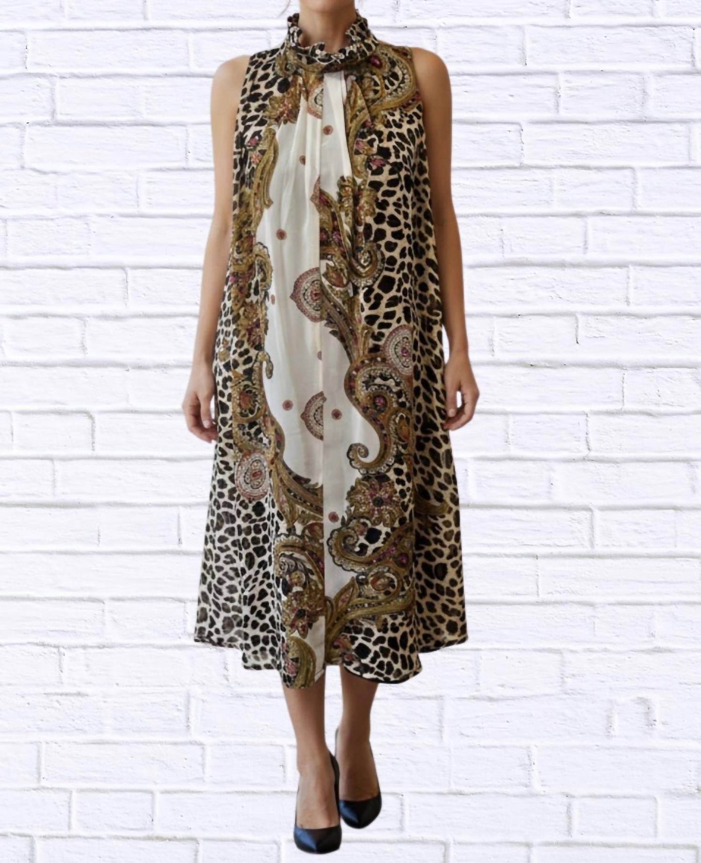 Diva USA - Print Sleeveless Maxi Dress - Rack Hunt -