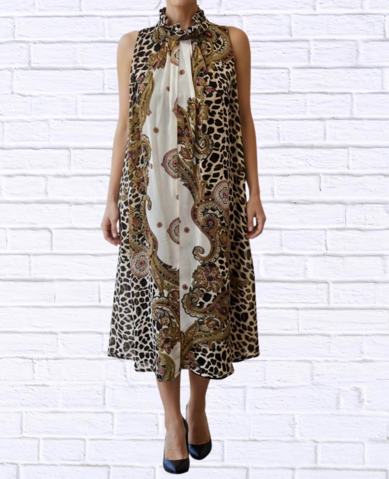 Diva USA - Print Sleeveless Maxi Dress - Rack Hunt -