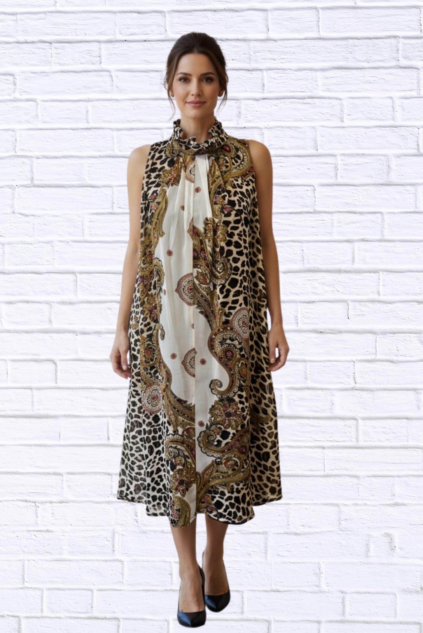 Diva USA - Print Sleeveless Maxi Dress - Rack Hunt -