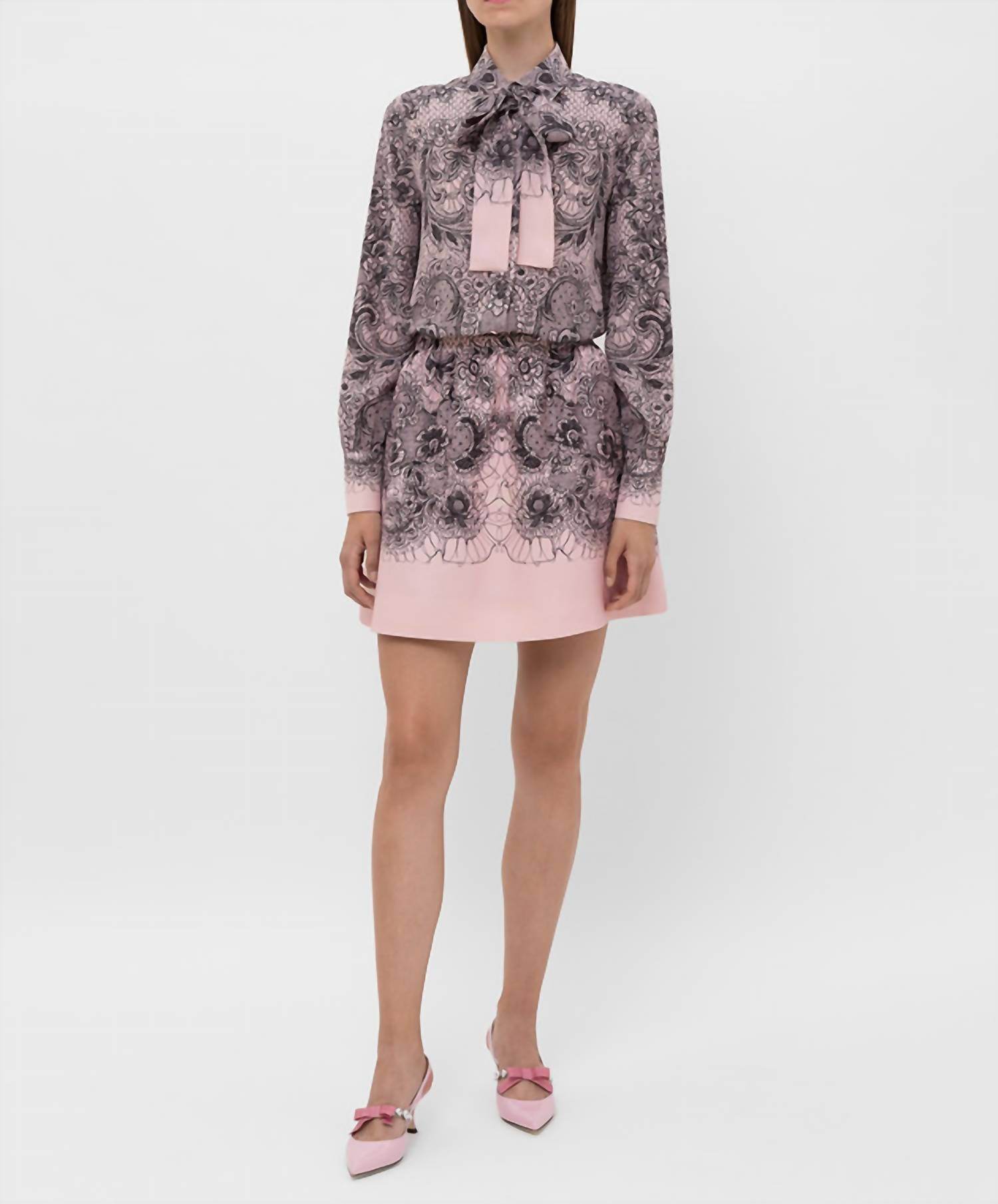 Valentino - Wool And Silk Lace Skirt - Rack Hunt -