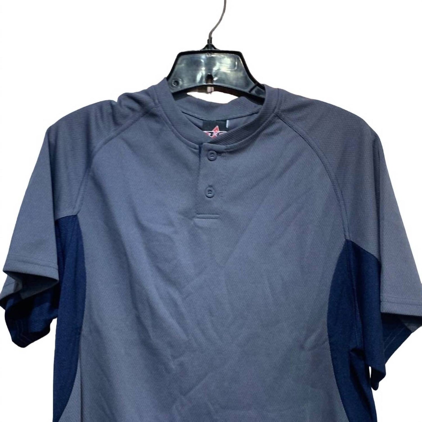 Adult Baseball 2 Button Short Sleeve Jersey Shirt