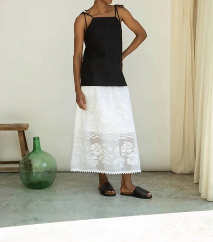 Toni May Cotton Linen Vest