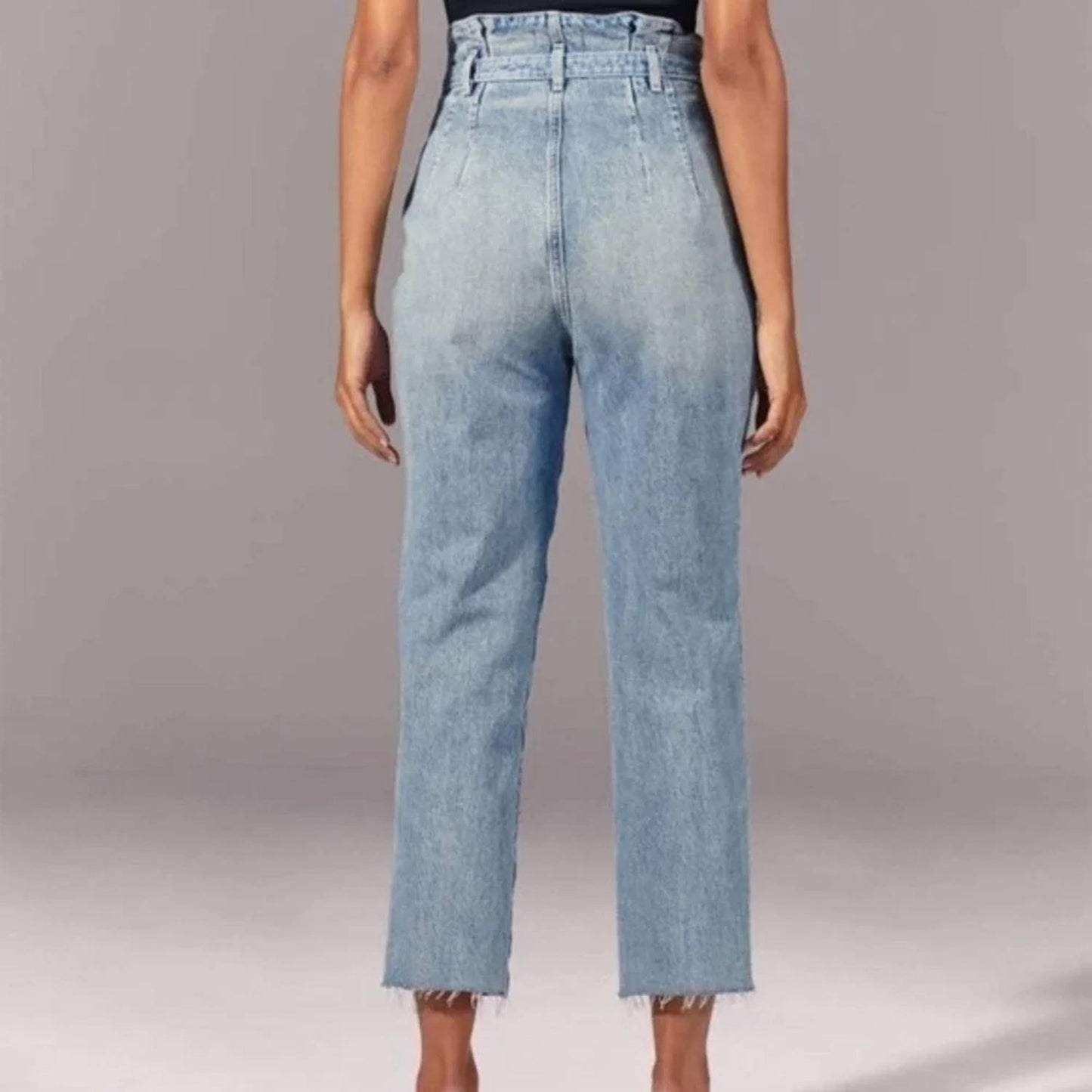 Ultra High Rise Paperbag Waist Jeans