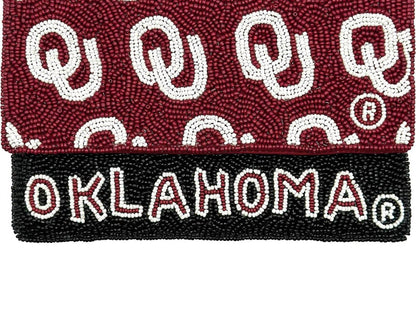 Women's Oklahoma Sooners Licensed Mini Clutch Bag