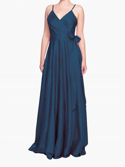 Matera Wrap Floral Gown