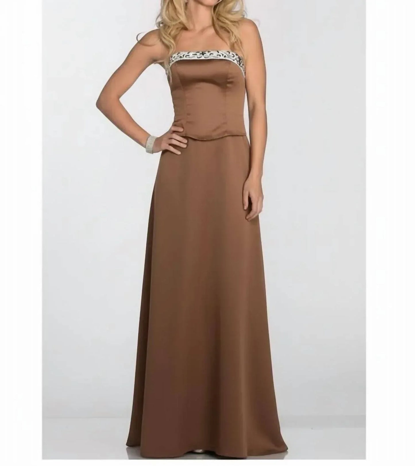 Milano Formals - Women's Gilded Simplicity Dress - Rack Hunt