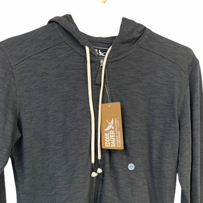 Women's Full Zip Slub Lightweight Hoodie