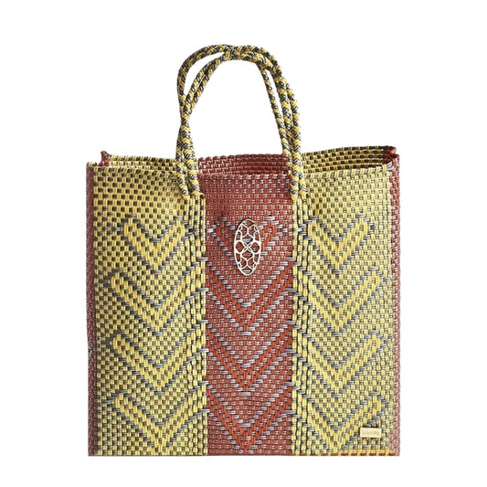 Women's Medium Regular Strap Woven Tote Bag