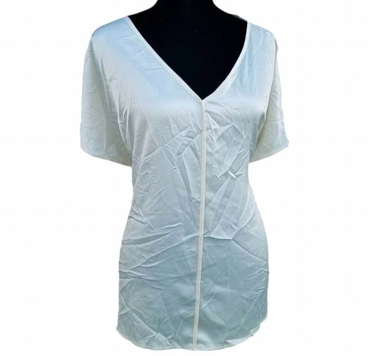 Alfani - Women's V-neck Short Sleeve Blouse - Rack Hunt -