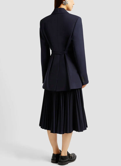 Pleated Midi Skirt