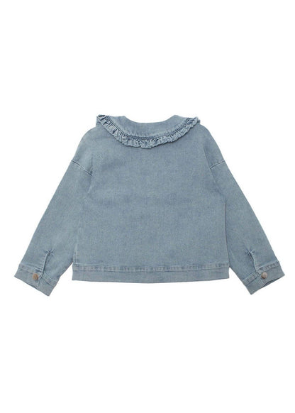 Kids' Denim Days Ruffled Collar Jacket