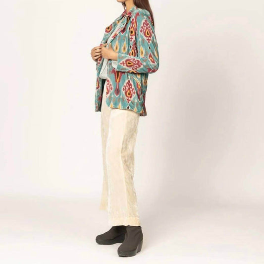 Tanavana - Sutra Ikat Velvet Blazer - Rack Hunt -