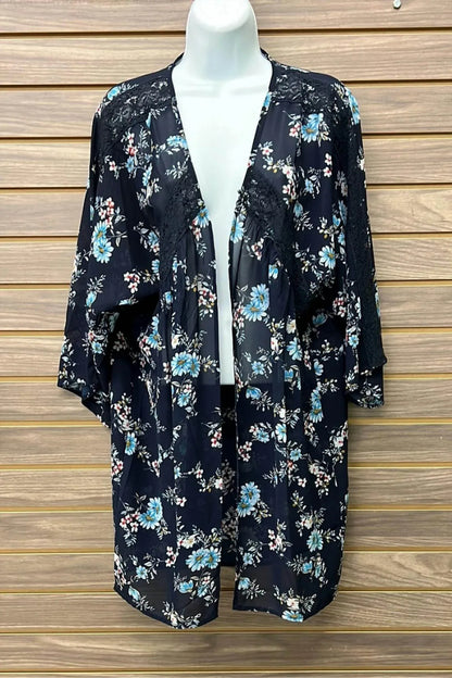 Noble U - Women's Floral Lightweight Shawl - Rack Hunt