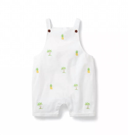 Baby Pineapple Palm Knot Overall