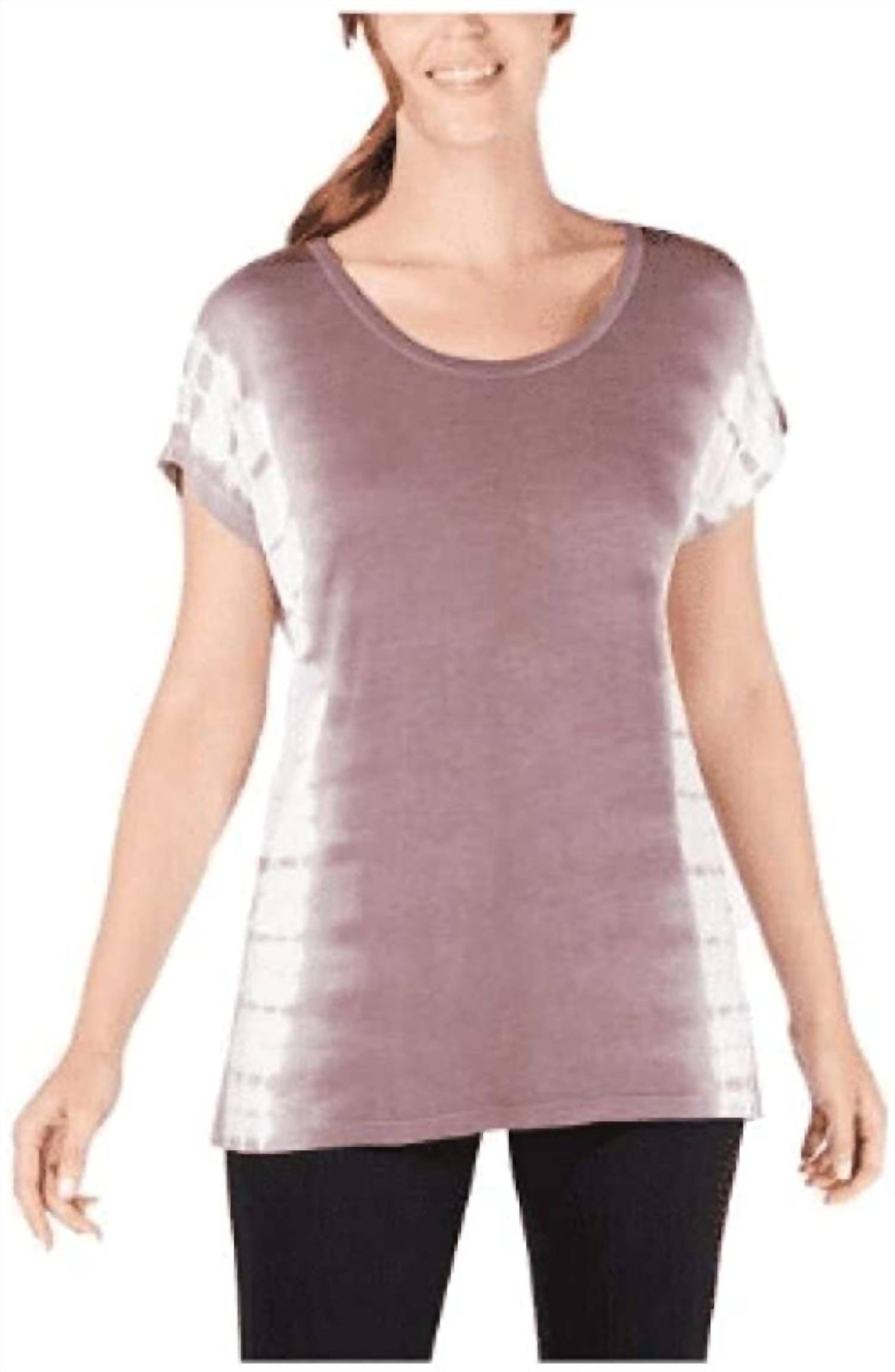 Activewear Wavy Tie Dyed T-shirt