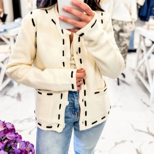 Sunday Edition - Women's Birch Hollow Button Up Cardigan - Rack Hunt