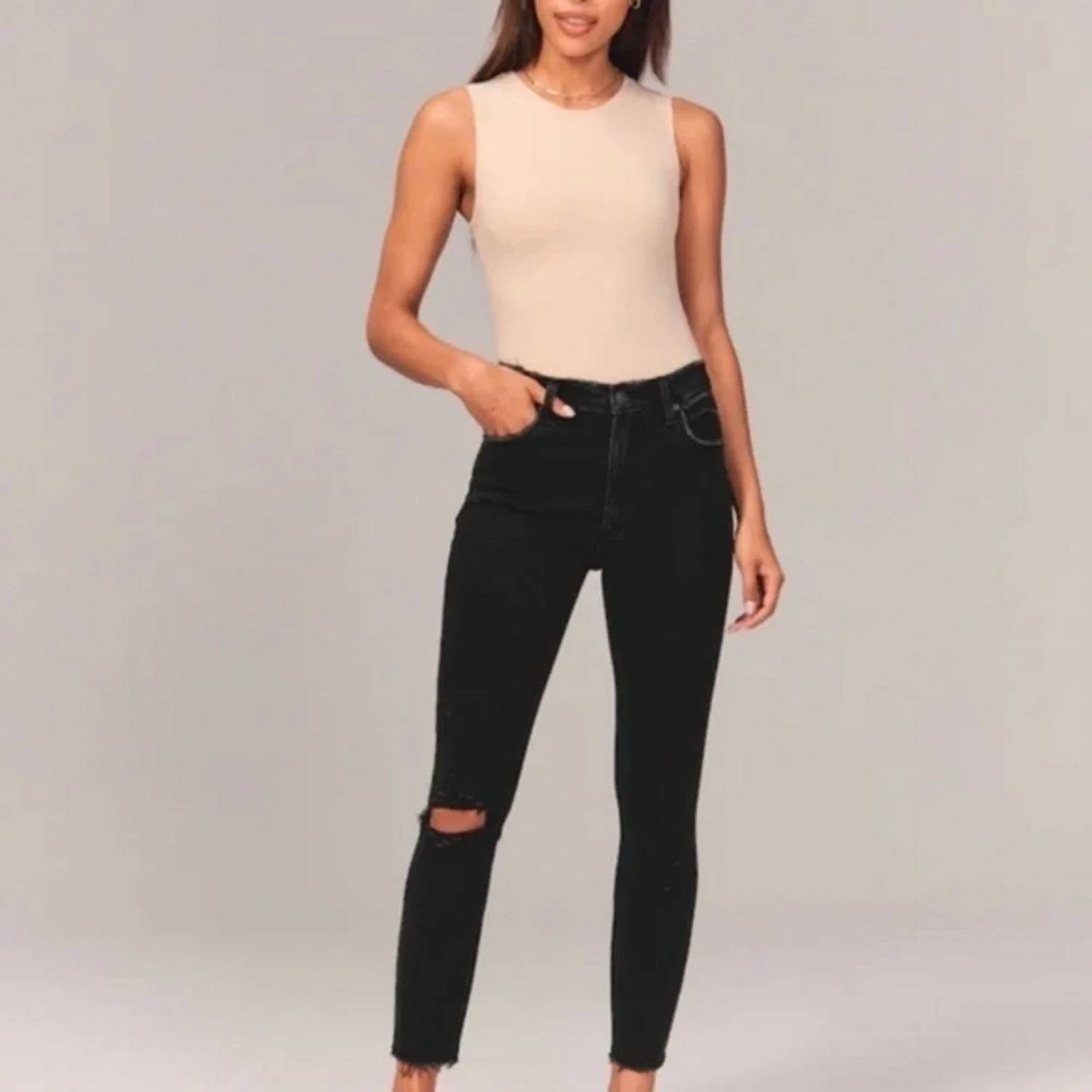 High Rise Skinny Jeans