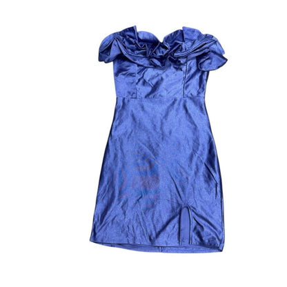 Off-shoulder Ruffle Mini Dress