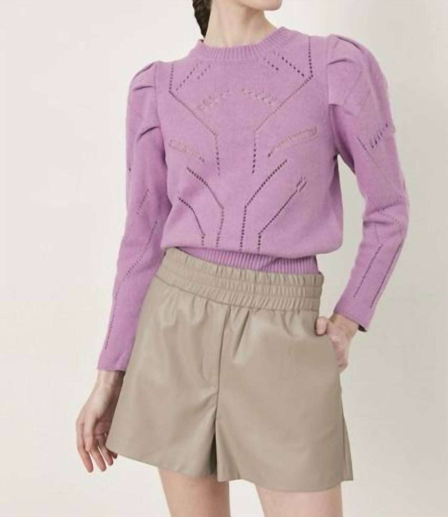 Blanchard Vegan Leather Shorts