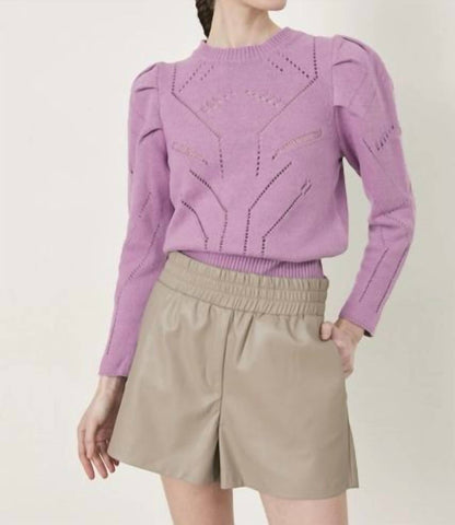 Blanchard Vegan Leather Shorts